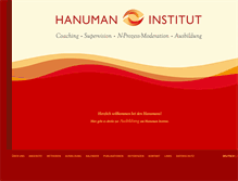 Tablet Screenshot of hanuman-institut.de